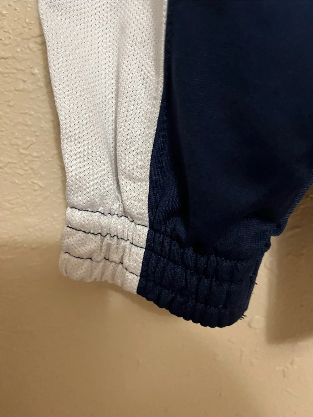 Jordan Youth Boys Large Navy and White Full-Zip Hooded Track Jacket